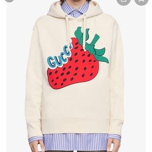 Gucci Strawberry Hoodie Sweatshirt